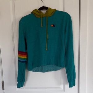 AVIATOR NATION Women's Crop Hoodie Size M